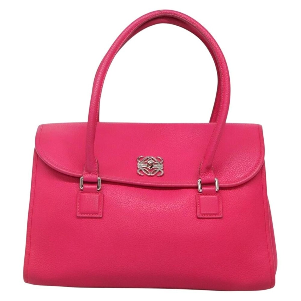 Loewe Leather Shoulder Bag Pink